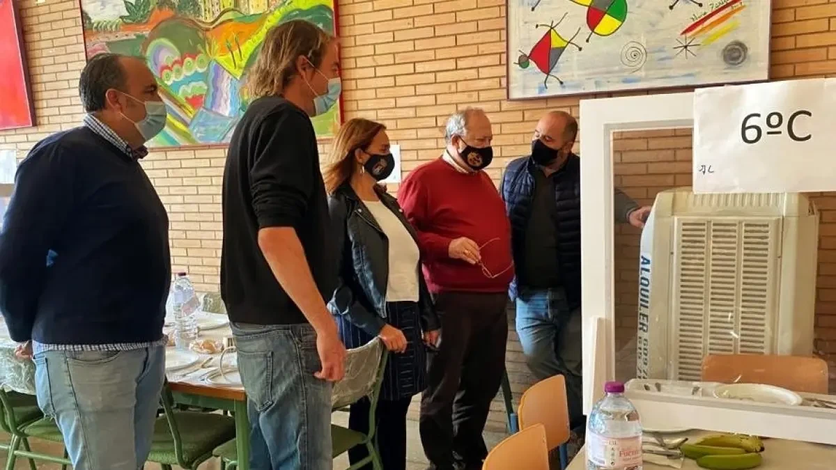 Coronavirus.- Cantillana incorpora purificadores de aire en los colegios de La Soledad y La Esperanza