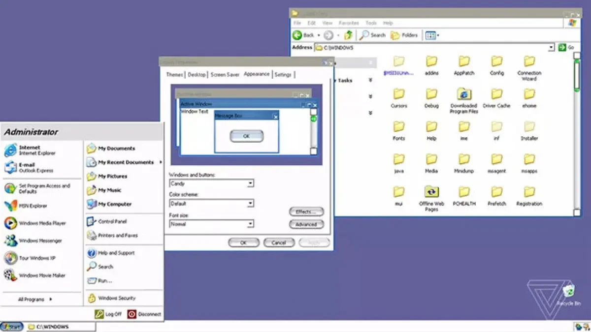 Los eternos rivales se copian: Microsoft tenía un tema secreto para Windows XP que lo hacía parecer un Mac