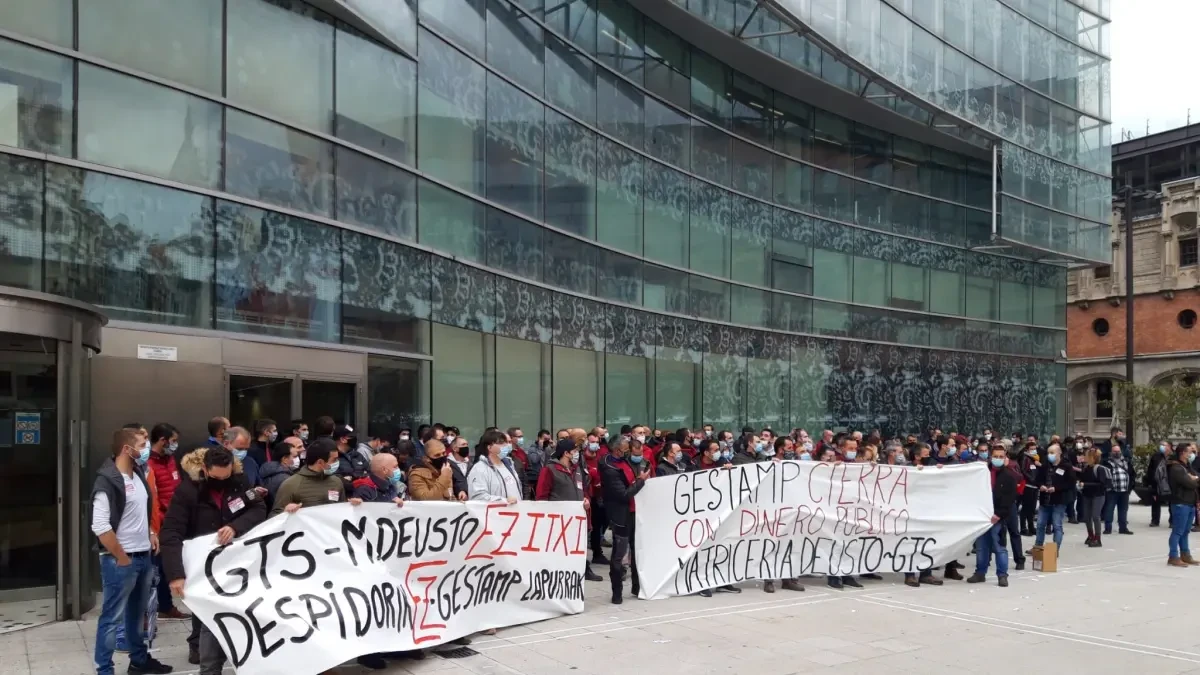 Gobierno Vasco se ofrece como mediador entre la dirección de Gestamp y trabajadores en huelga de Matricería Deusto y GTS