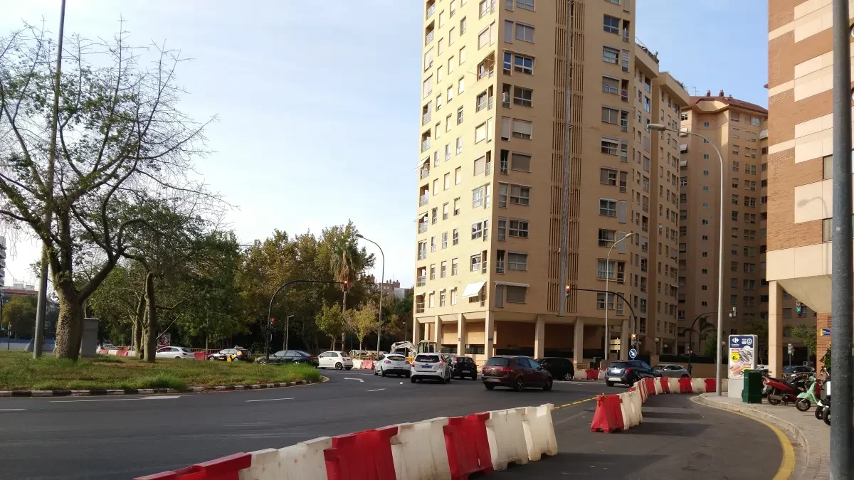 Comienzan las obras para construir el carril bici de la avenida Instituto Obrero
