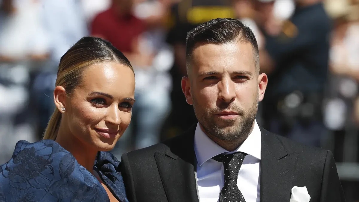 Jordi Alba y Romarey Ventura presentan a su segunda hija, Bruna