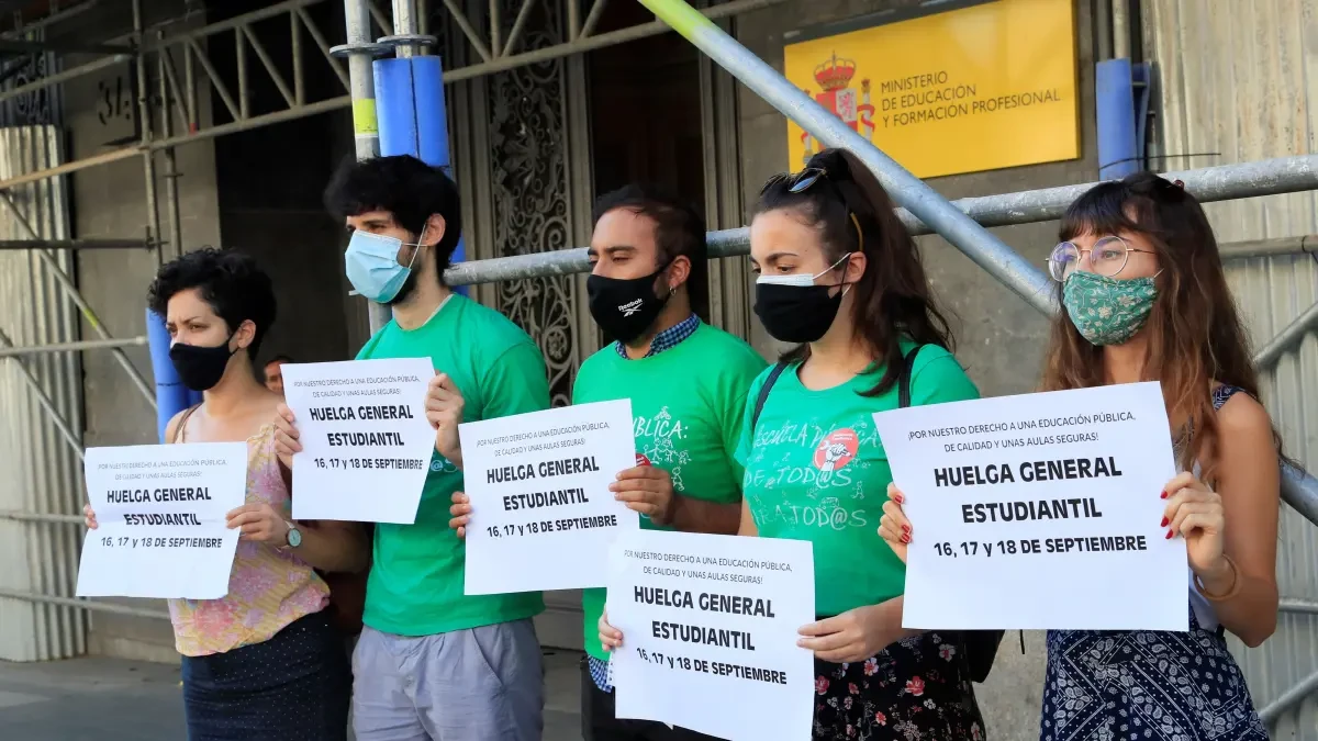 Horario y lugar de las movilizaciones por la huelga de estudiantes del 17 de septiembre