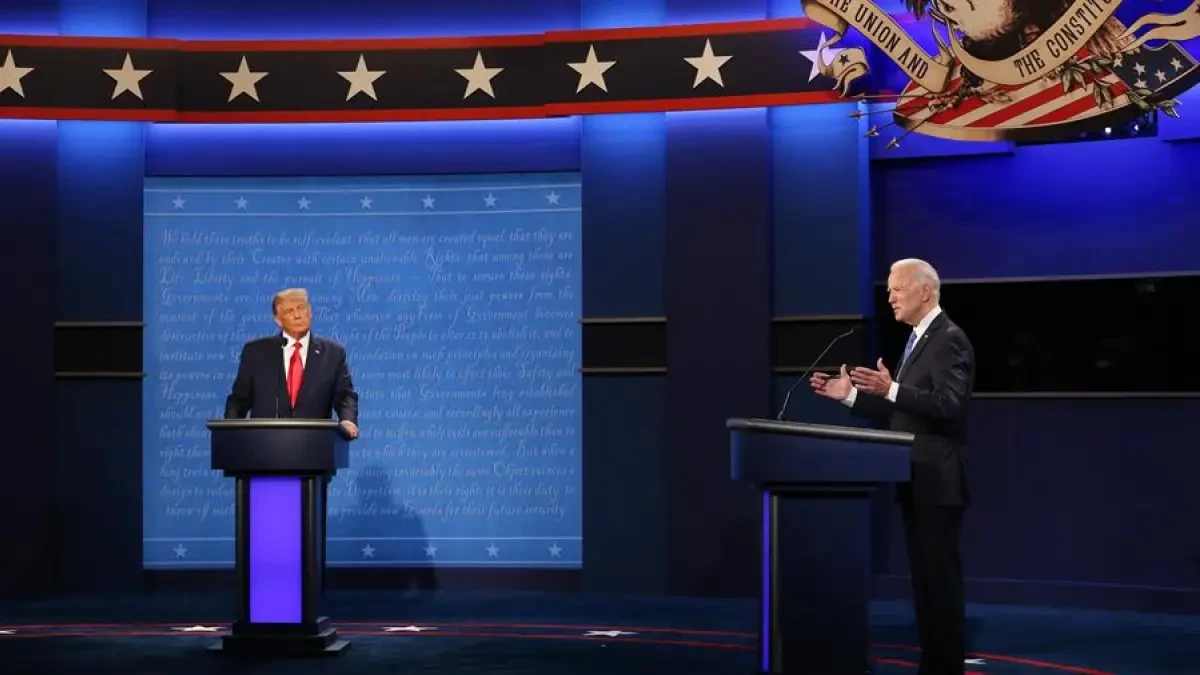 Biden y Trump chocan por la pandemia, la inmigración y el racismo en un último debate muy duro pero menos caótico