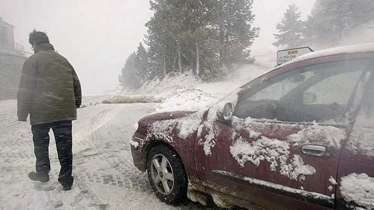 Daniel Lara: el agente atrapado en la nieve que salvó la vida de un conductor con graves síntomas de hipotermia