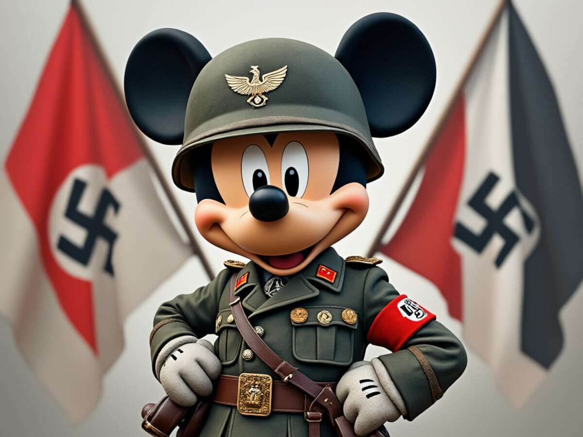 Mickey Mouse es nazi en X