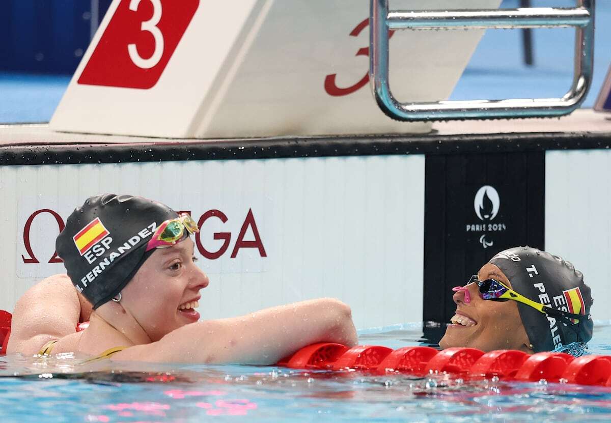 Teresa Perales se despide de los Juegos de París con el récord paralímpico en su categoría en los 100m libres