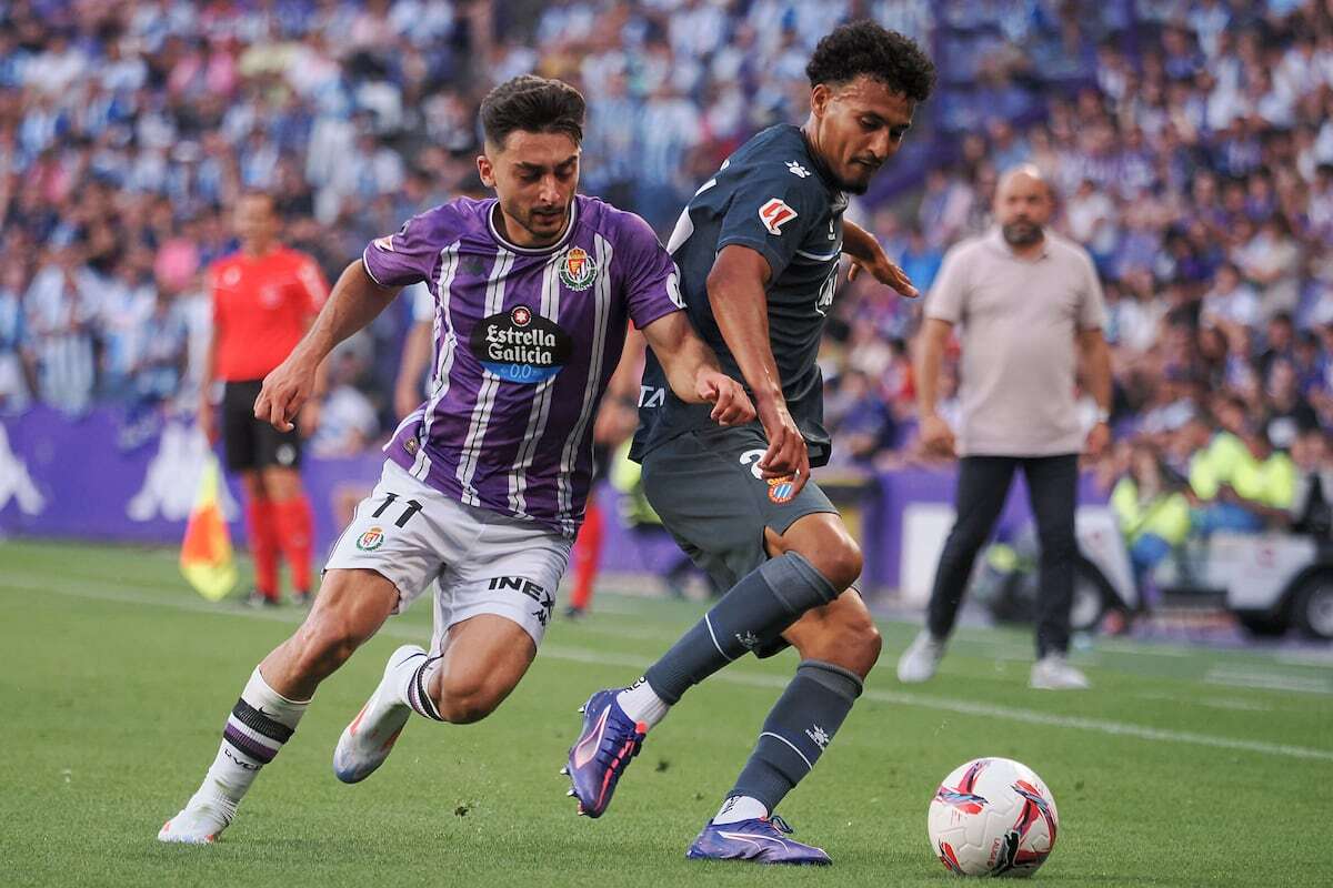 Las ganas de Primera del Valladolid vencen al Espanyol en el duelo entre recién ascendidos