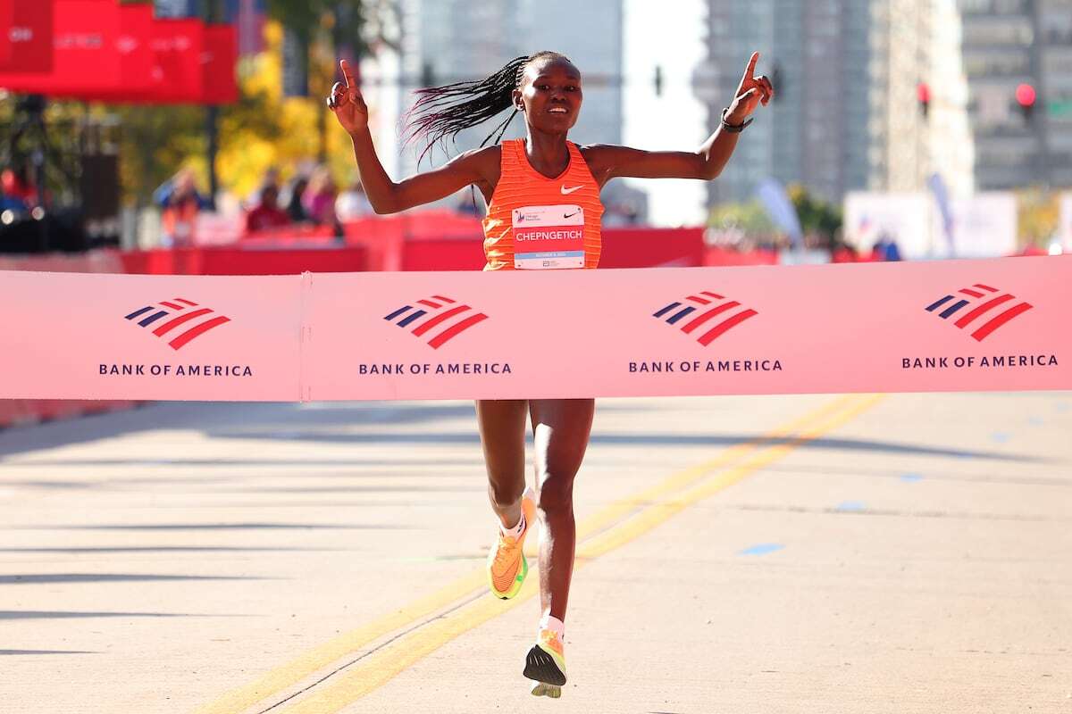 La keniana Ruth Chepngetich pulveriza en Chicago el récord del mundo de maratón: 2h 9m 56s