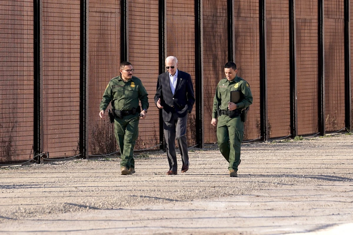 Biden anuncia por sorpresa un viaje a la frontera con México el mismo día que Trump