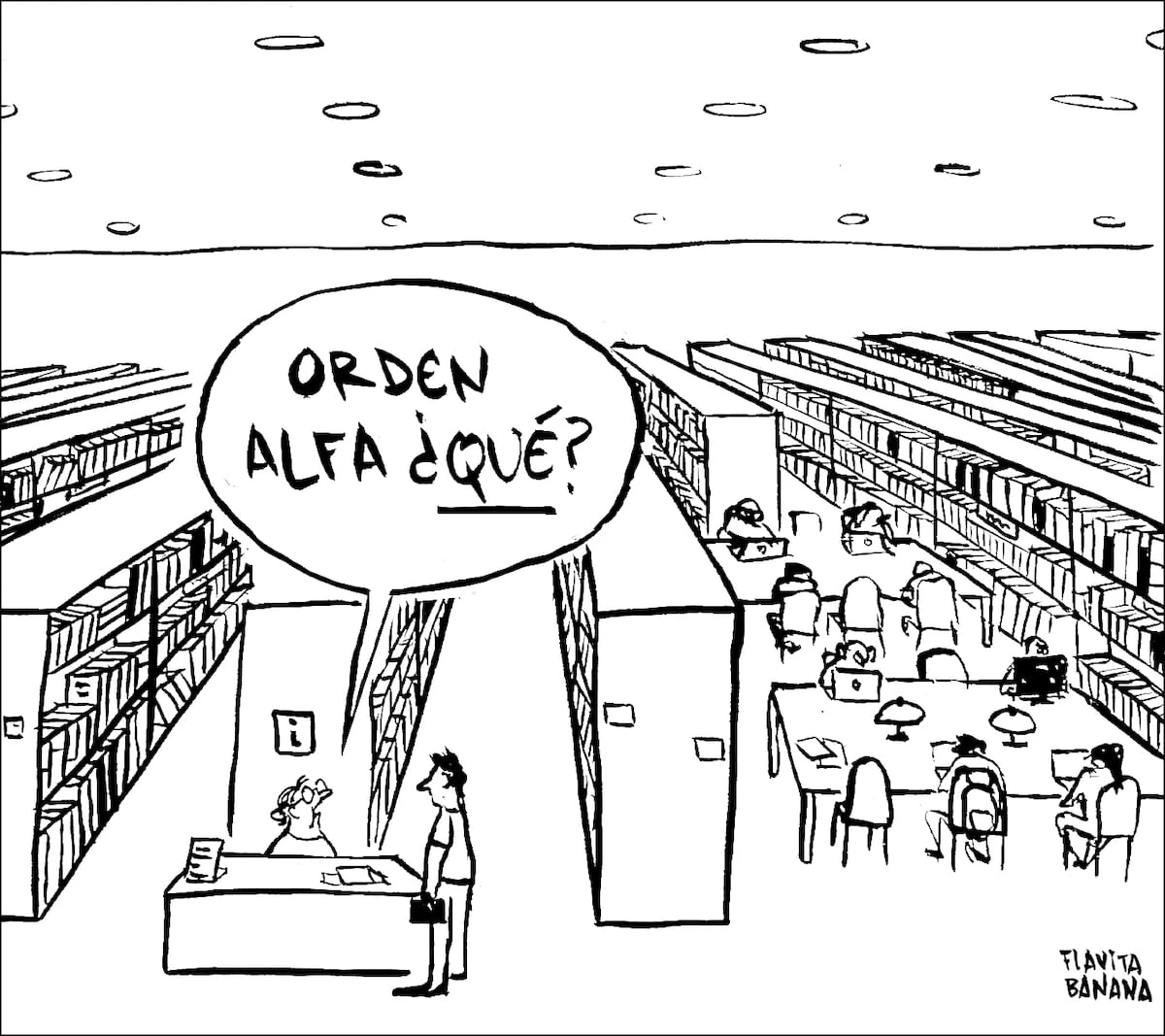 Flavita Banana: la biblioteca