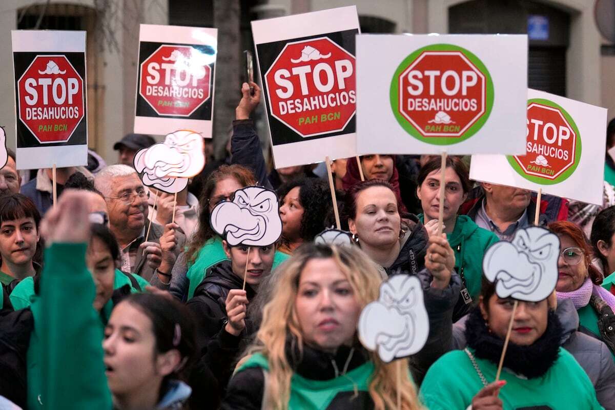 Los desahucios por impago de la hipoteca retroceden por tercer año consecutivo