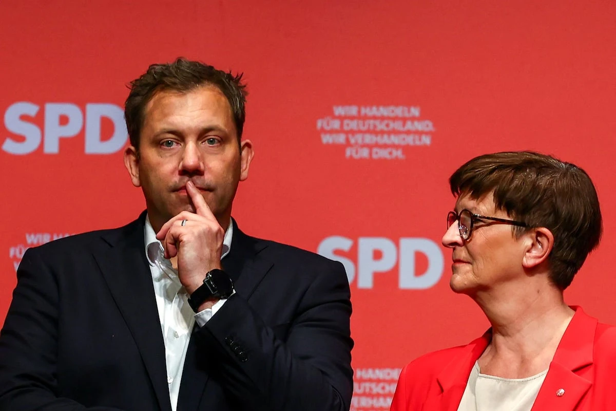 Los socialdemócratas alemanes aprueban con mayoría clara pero sin entusiasmo la coalición con el democristiano Friedrich Merz