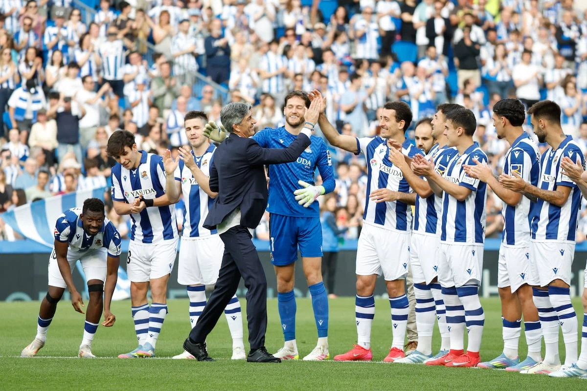 La Real Sociedad homenajea a Imanol Alguacil con una victoria ante el Girona