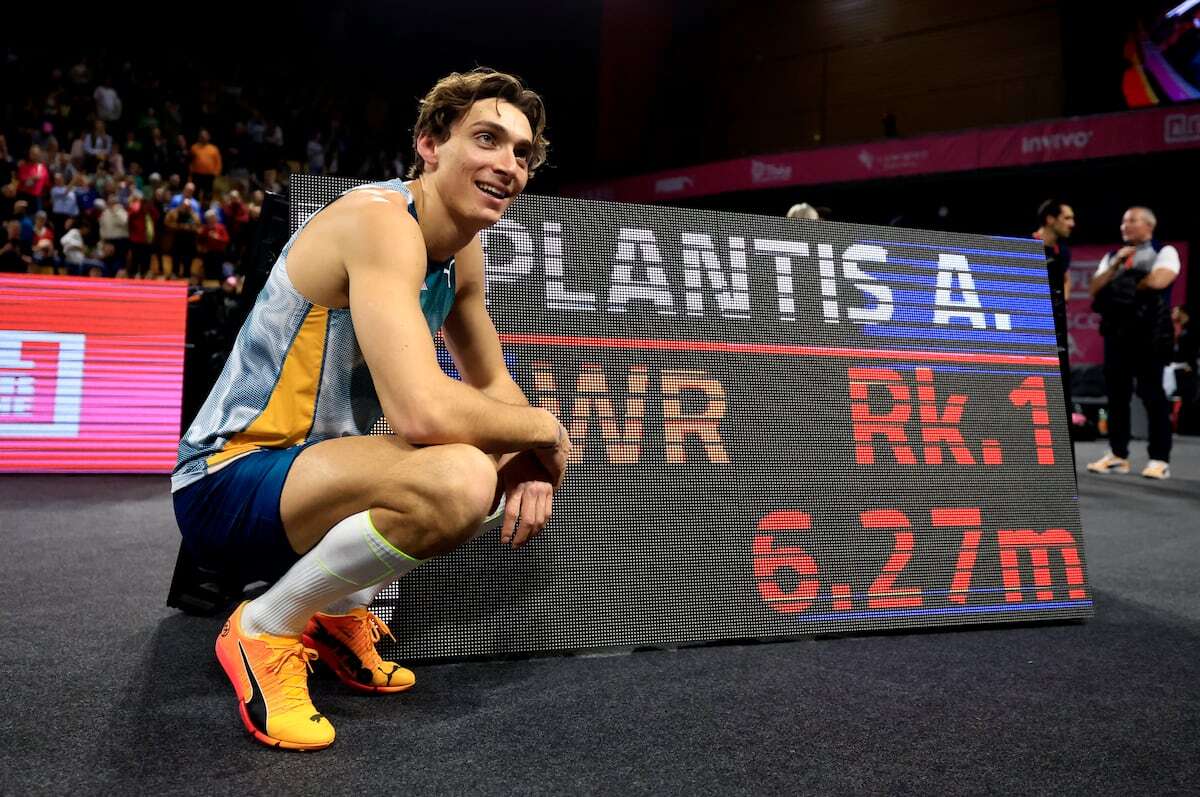 Nuevo récord del mundo de salto con pértiga de Mondo Duplantis: 6,27m