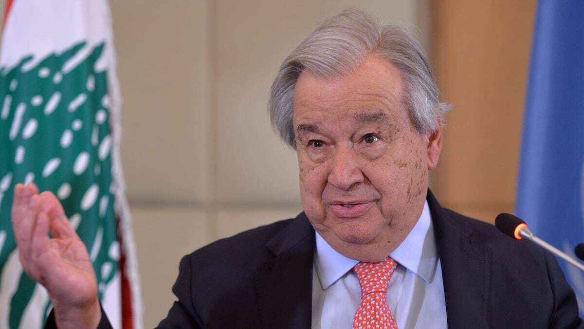 Guterres carga en Davos contra los bancos que se apean de la lucha climática: “Estáis en el lado equivocado de la Historia”