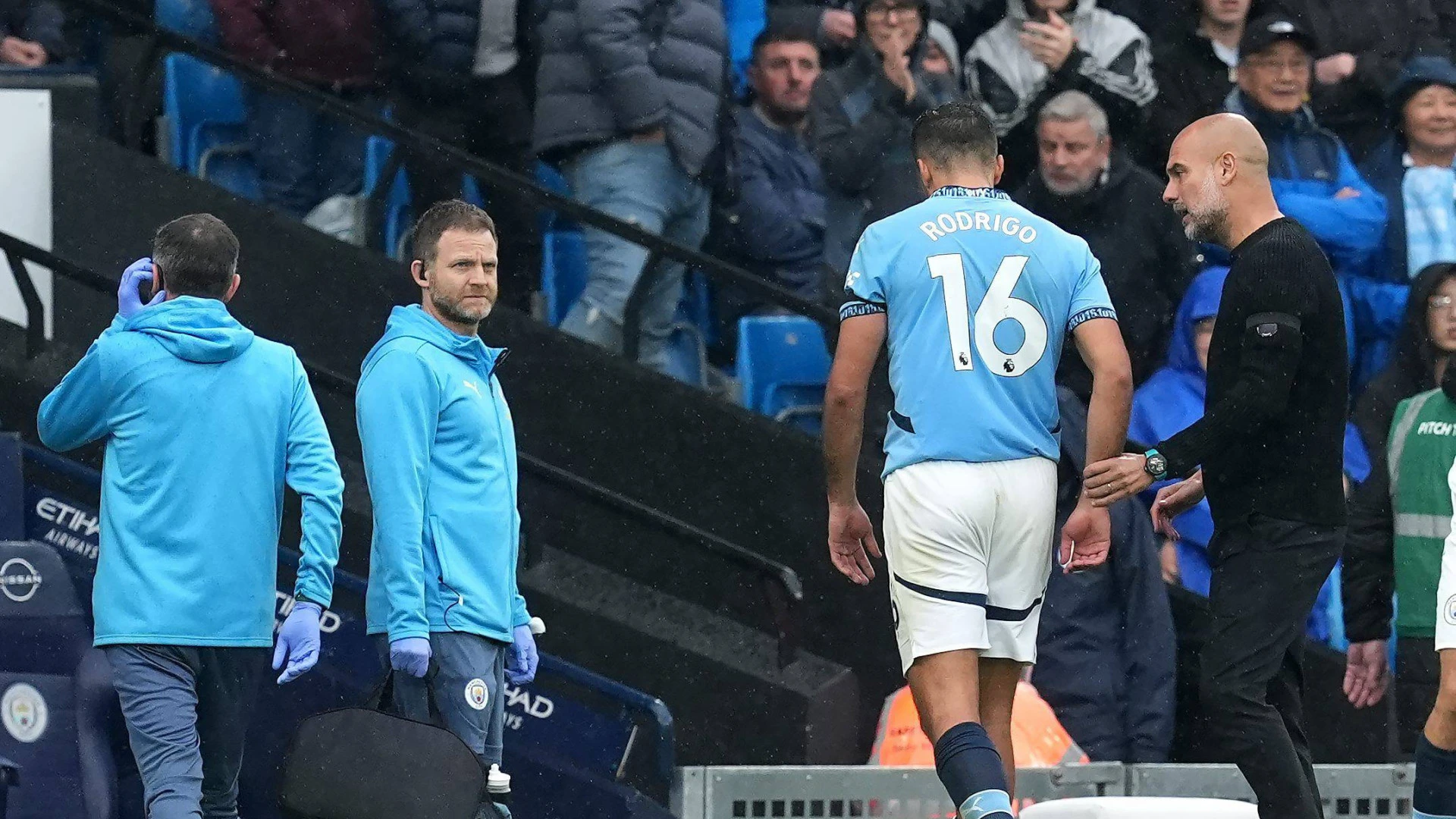Guardiola confirma la lesión de Rodri: 