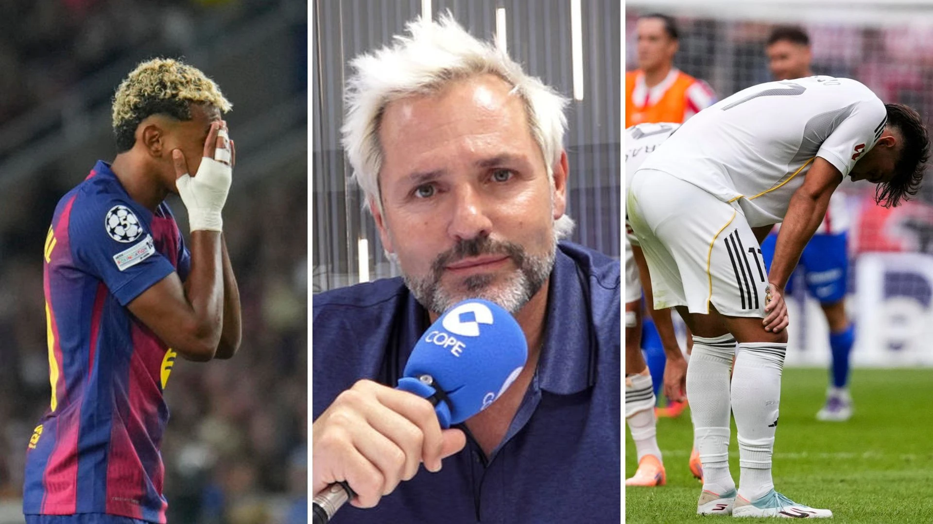 Santi Cañizares compara las primeras derrotas de Barcelona y Real Madrid: 