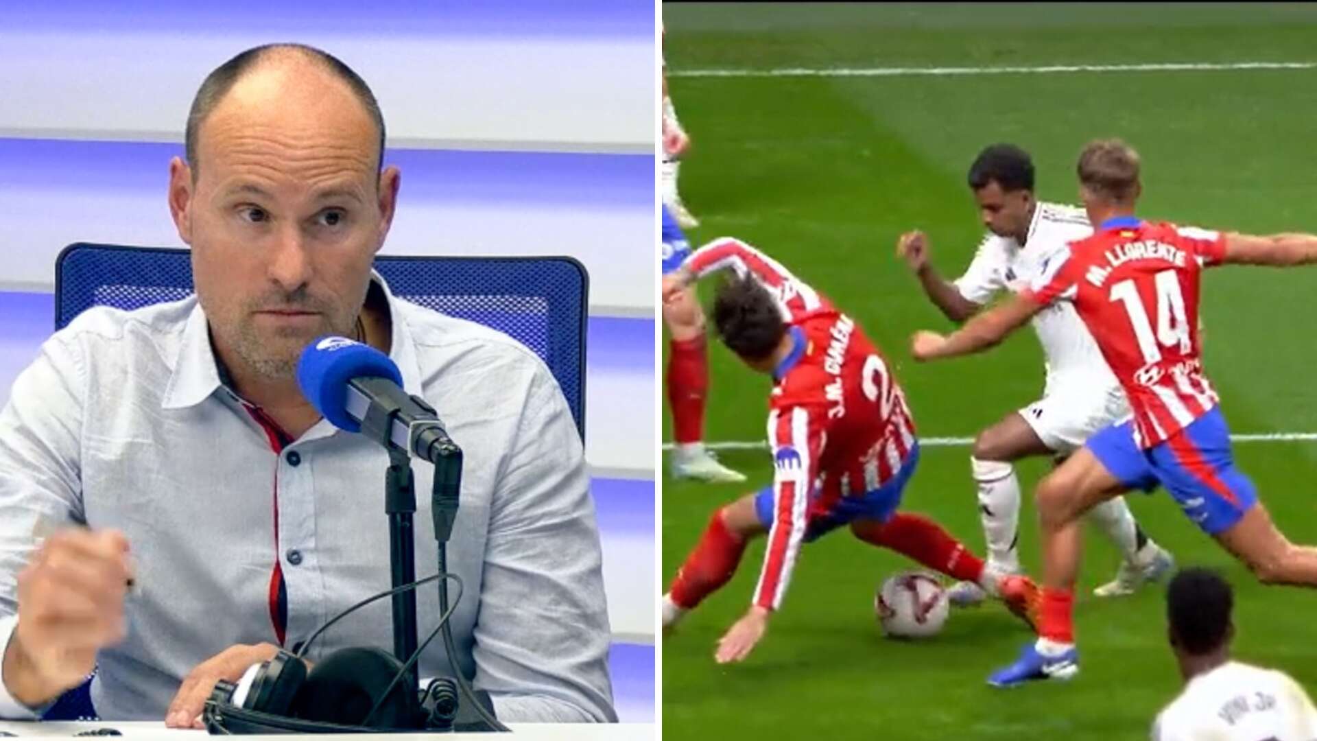 Mateu Lahoz reacciona a la jugada polémica con Rodrygo en el derbi con Giménez: 