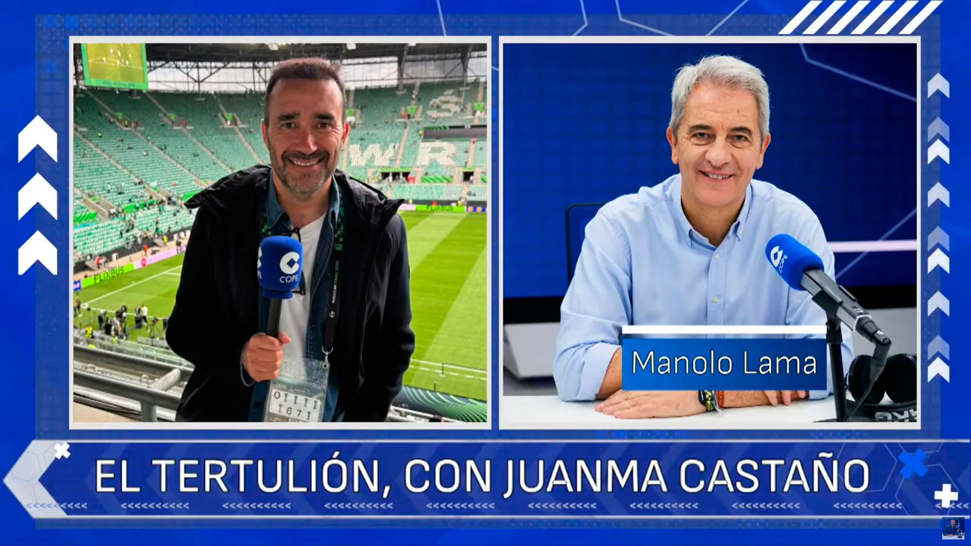 Manolo Lama le explica a Juanma Castaño su maratoniano viaje a Kazajistán para narrar al Real Madrid en Tiempo de Juego: 