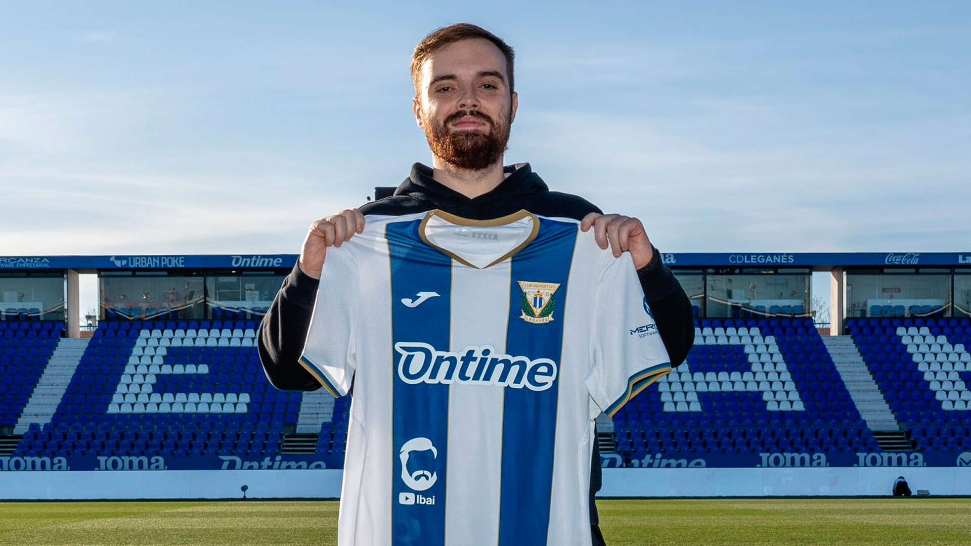 Ibai Llanos patrocina la camiseta del Leganés para el duelo de Copa frente al Real Madrid: 