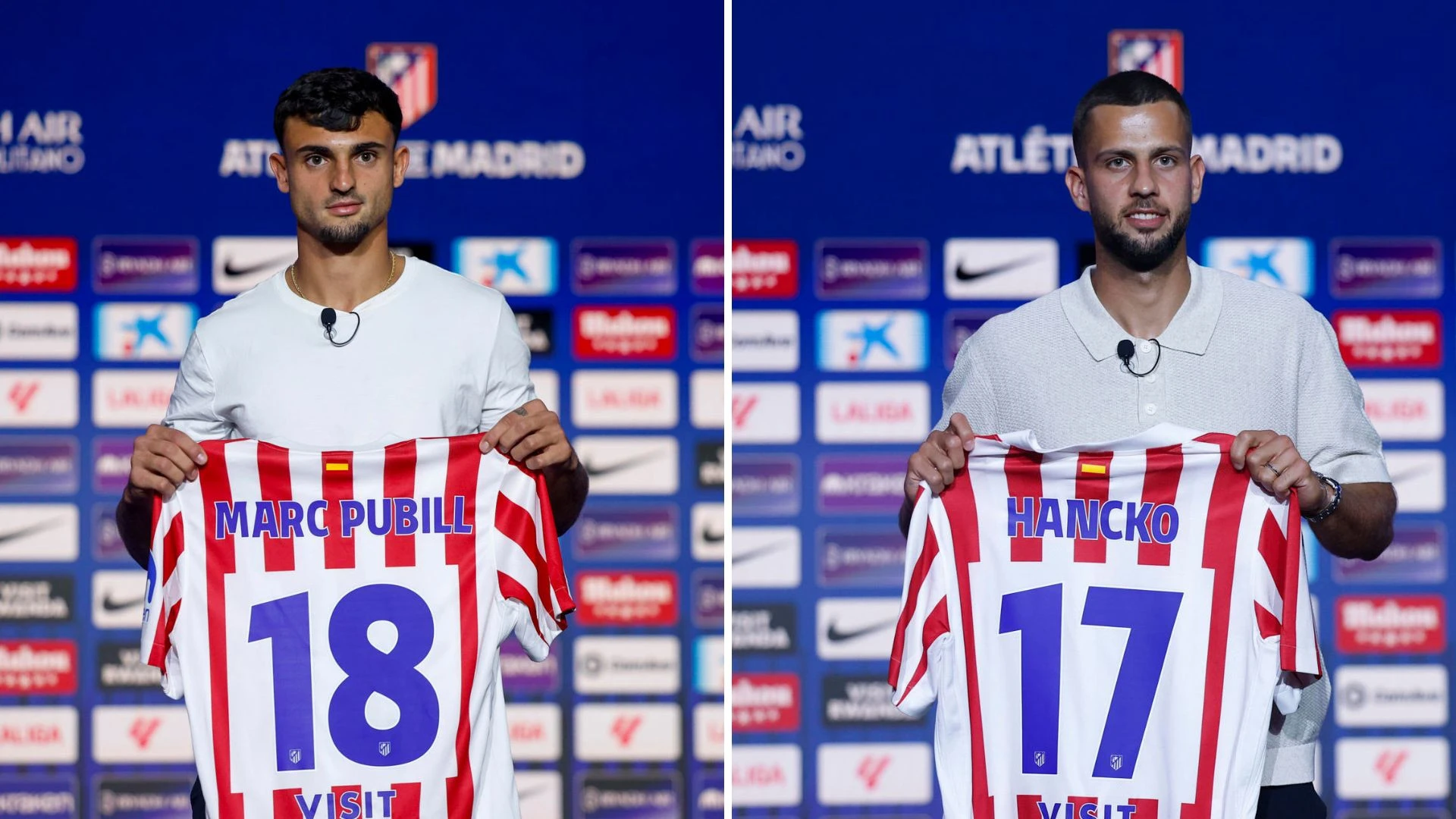 Pubill y Hancko reconocen en su presentación que 