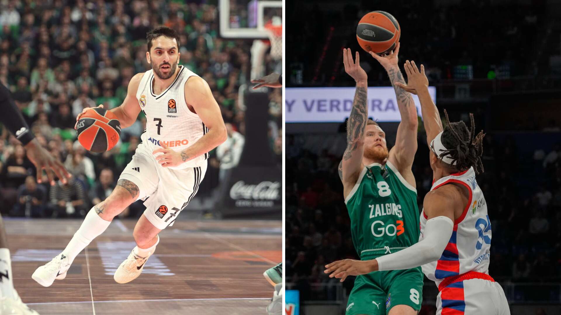 El Panathinaikos pasa por encima del Real Madrid; Agónico triunfo del Baskonia