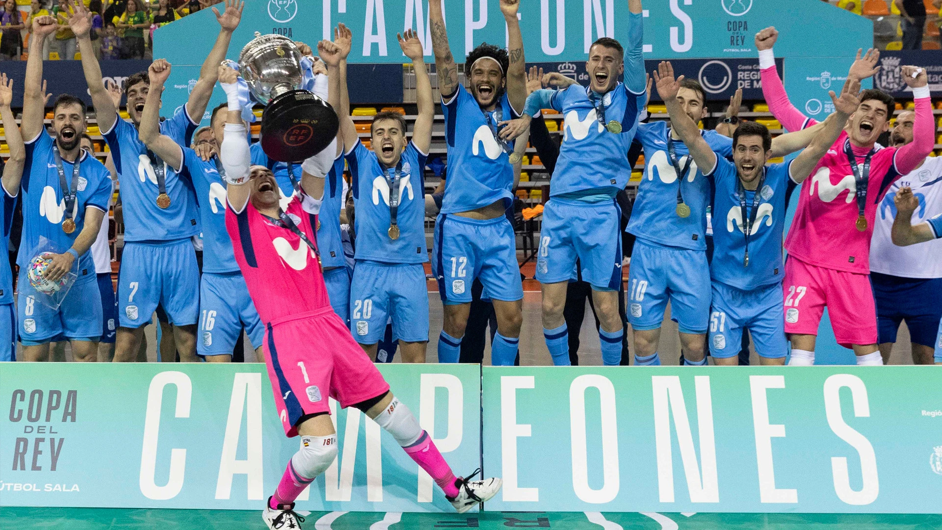 Movistar Inter conquista la Copa del Rey y rompe cuatro años de sequía de títulos