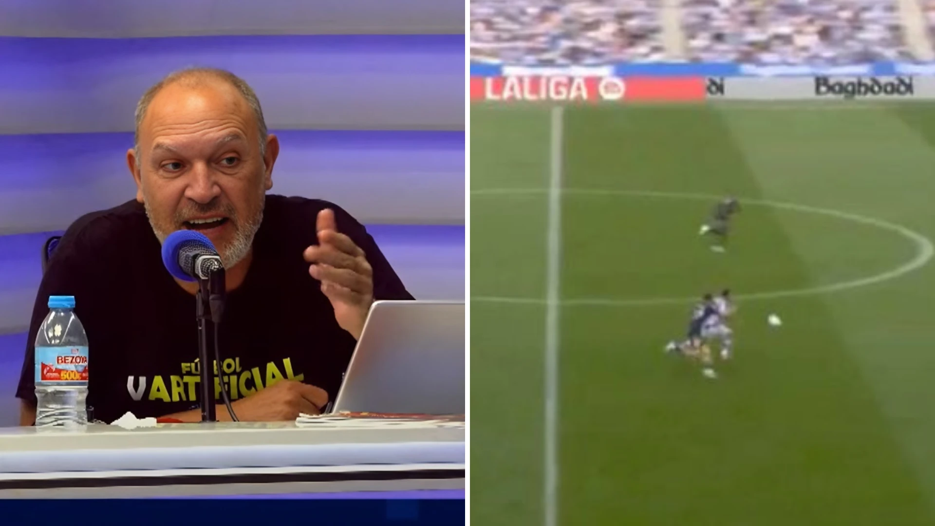 La incredulidad de Pedro Martín tras la polémica roja a Huijsen: 