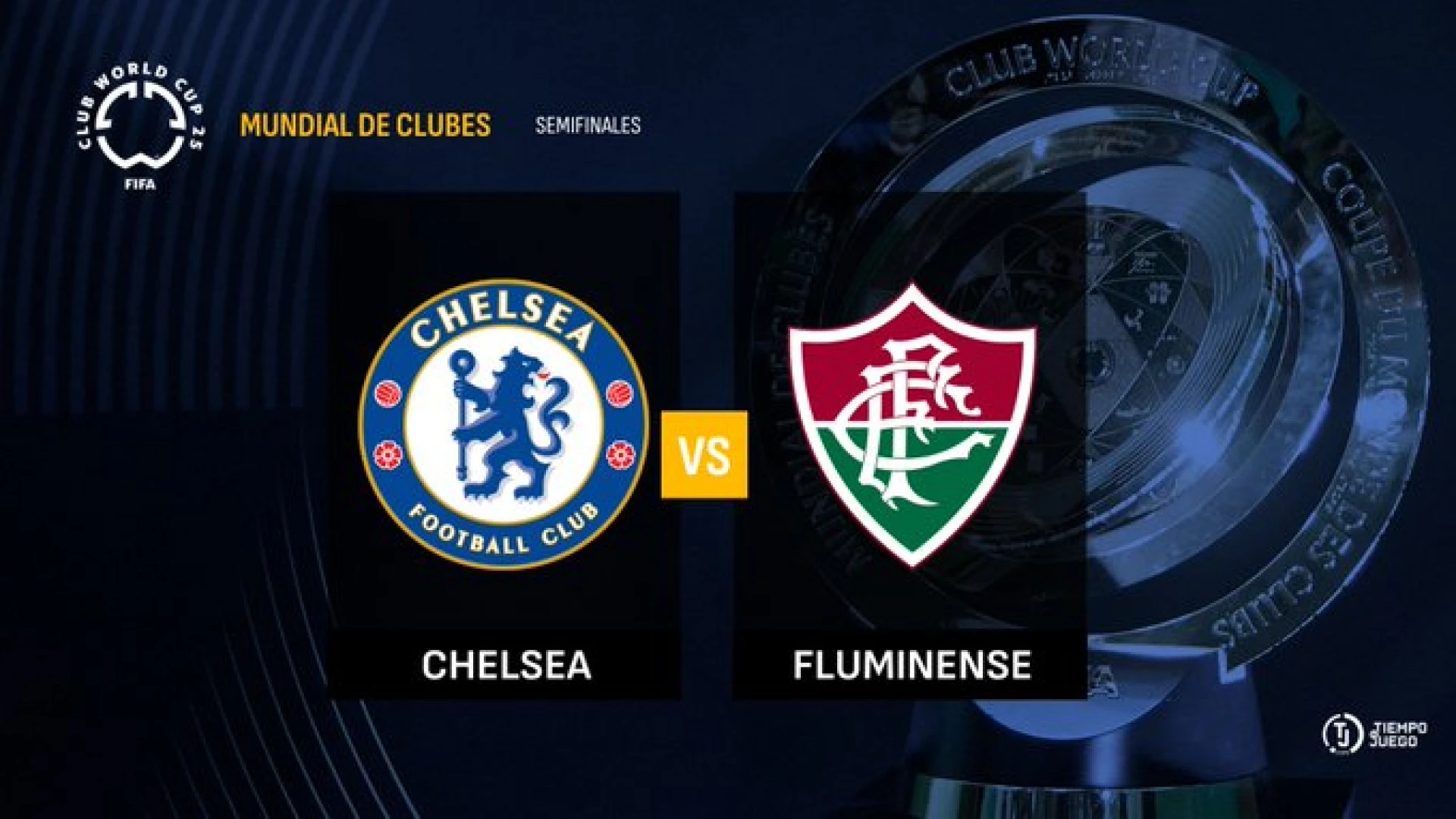 Sigue en directo Tiempo de Juego este martes desde las 21h con el Fluminense-Chelsea