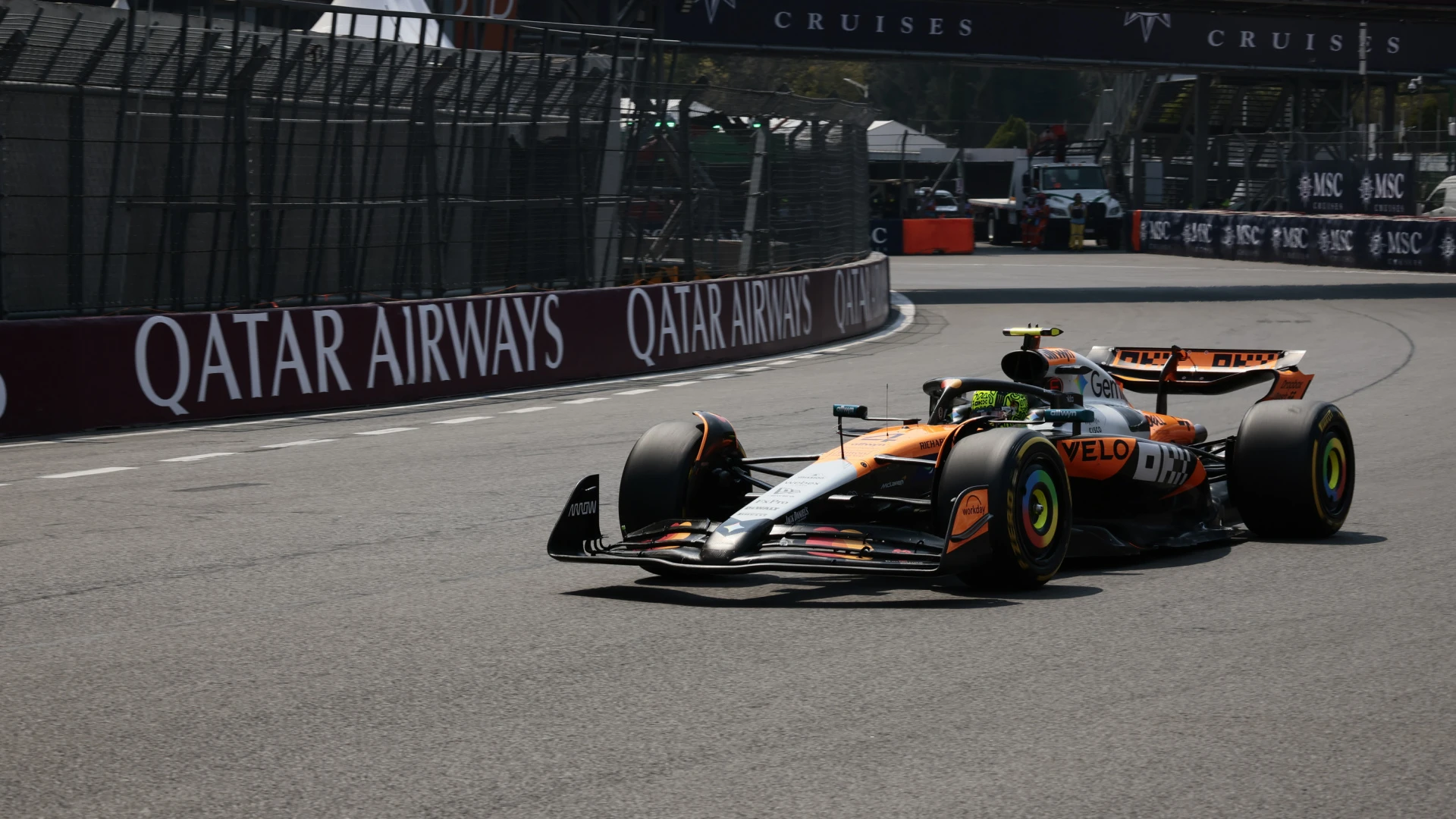 Norris partirá desde la 'pole' en México; Sainz, séptimo; Alonso, eliminado en Q2