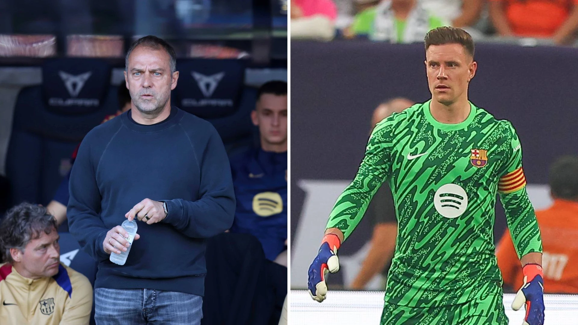 Hansi Flick retirará la capitanía del Barcelona a Ter Stegen