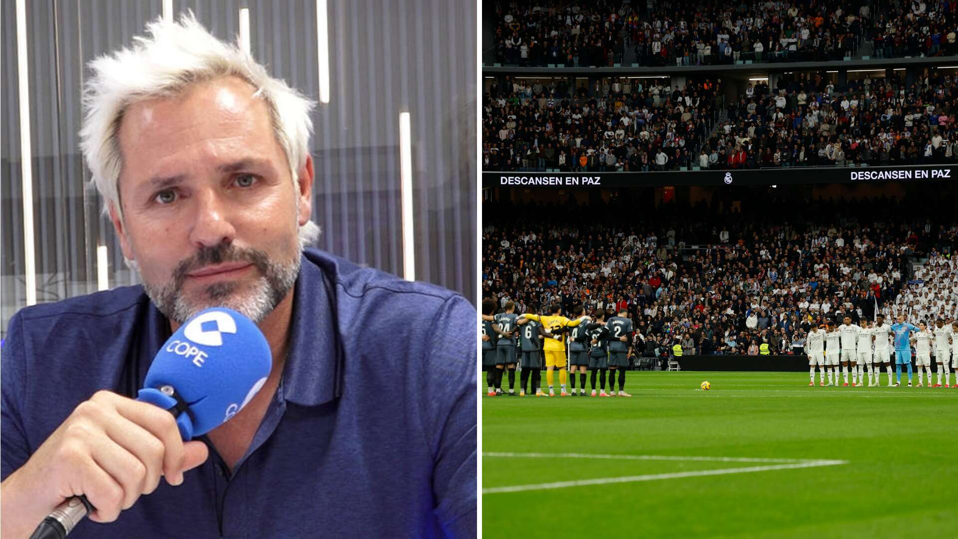 La alabanza de Cañizares al público del Bernabéu por el minuto de silencio al doctor Miñarro y al árbitro García de la Loma: 