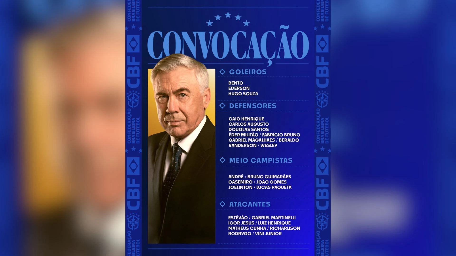 Vinicius y Rodrygo regresan a la convocatoria de Brasil para jugar dos amistosos