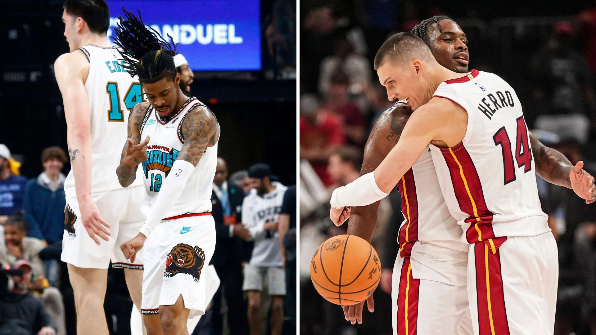 Memphis entierra a los Mavericks en una noche histórica para Miami Heat