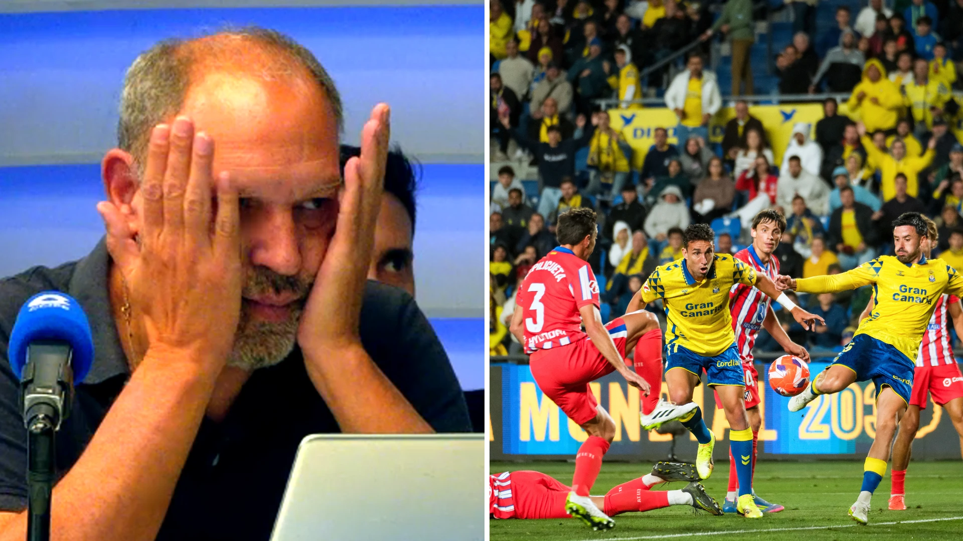 Pedro Martín aclara los interrogantes del gol de la victoria de Las Palmas ante el Atlético: 