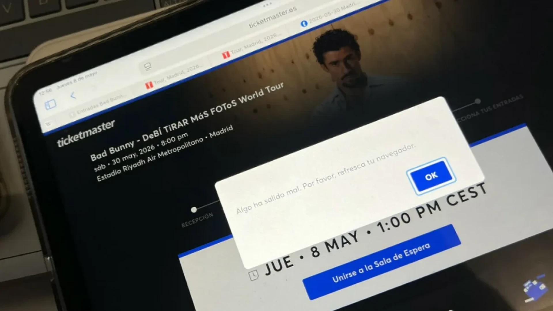 Colas de 300.000 personas para ver a Bad Bunny o pagar 1.250 euros por una entrada: 