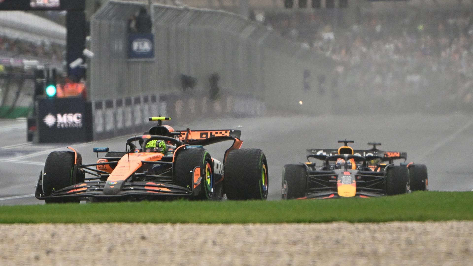 Locura bajo la lluvia en Albert Park