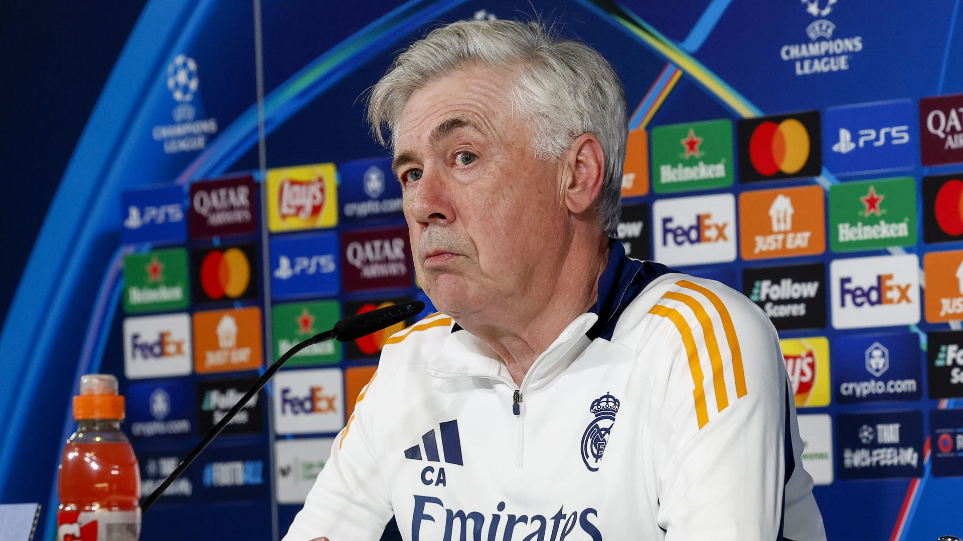 Ancelotti cita a Alcaraz para buscar la remontada ante el Arsenal: 