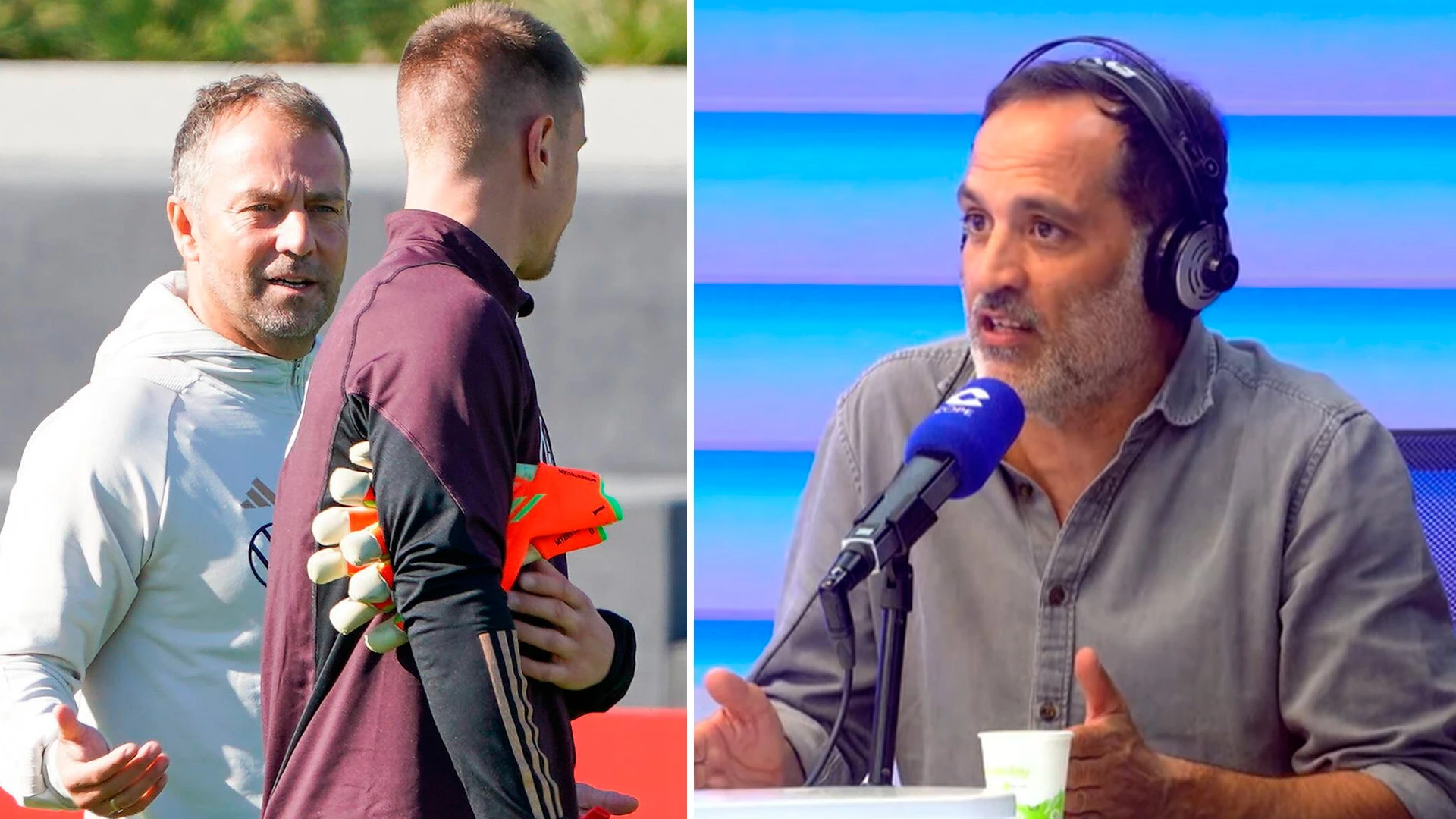 David Sánchez carga contra Flick y Ter Stegen por su presión sobre Szczesny: 