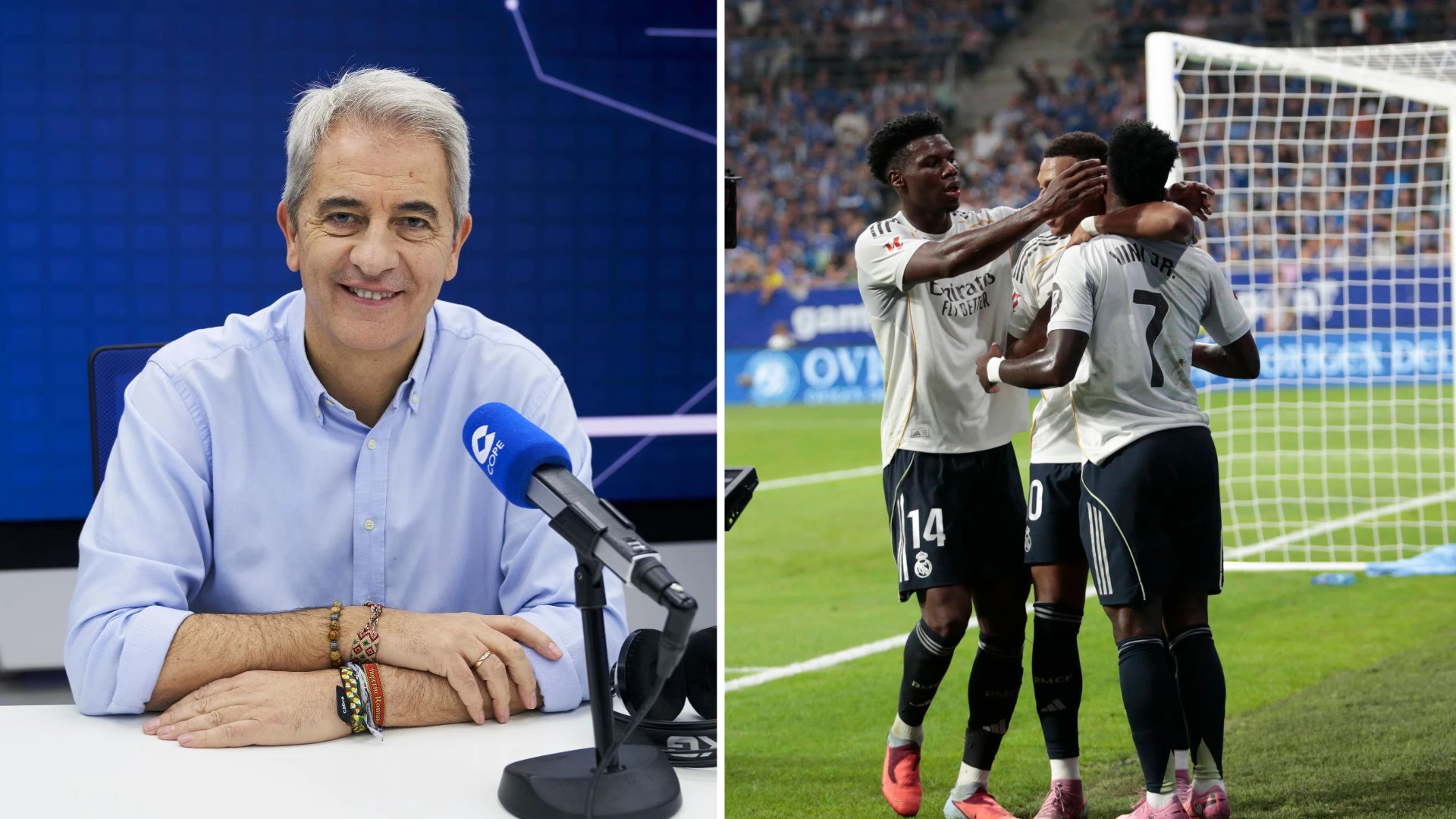 Manolo Lama revela a quién se dirigía Vinicius en la polémica celebración con Mbappé: 