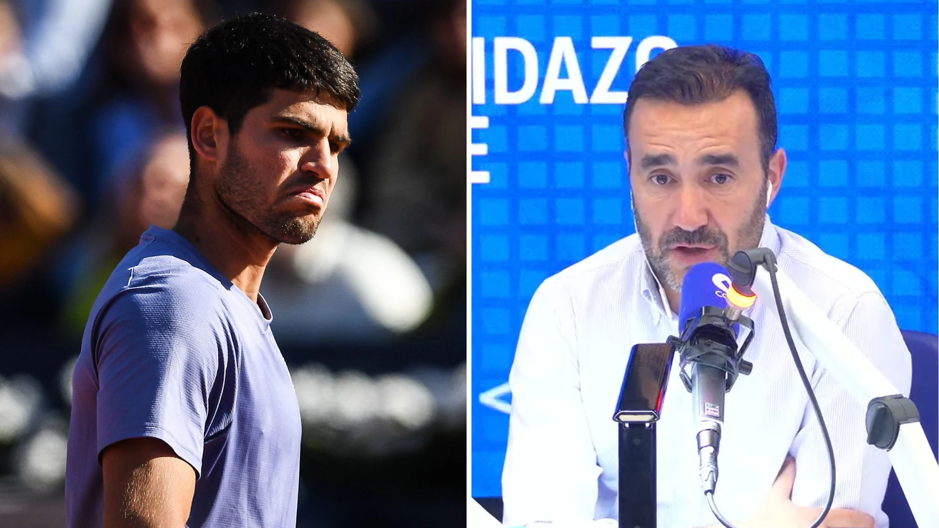 El consejo de Juanma Castaño a Carlos Alcaraz sobre jugar o no en Madrid tras su lesión: 