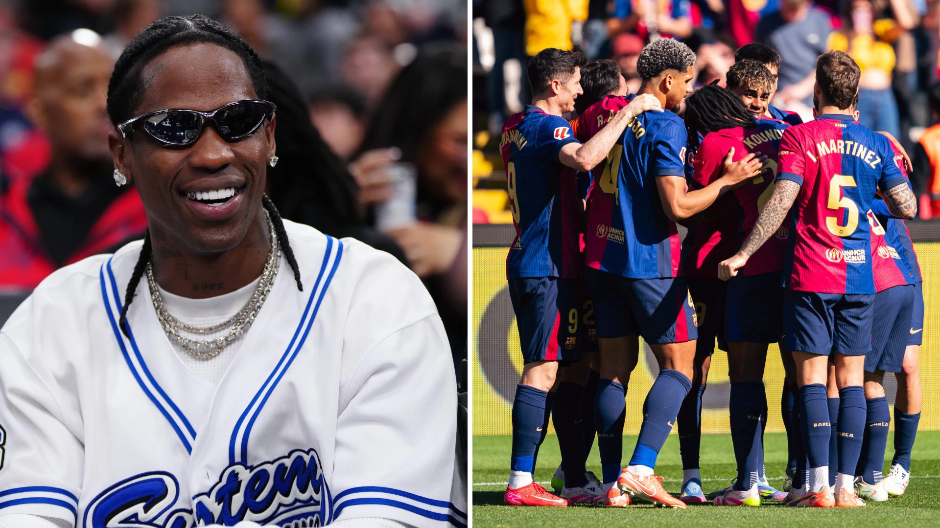 Travis Scott será el artista que estará presente en la camiseta del Barça en el Clásico