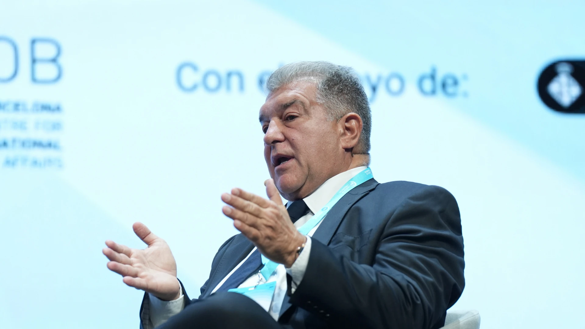 Laporta contesta a los que decían que se adulteraba LaLiga con el Villarreal-Barça