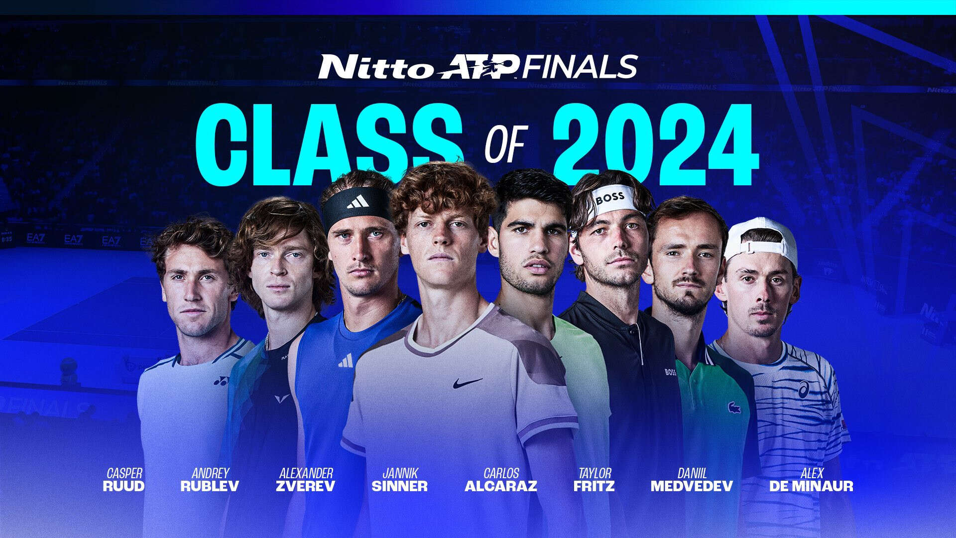 Alcaraz ya conoce a sus rivales en las ATP Finals