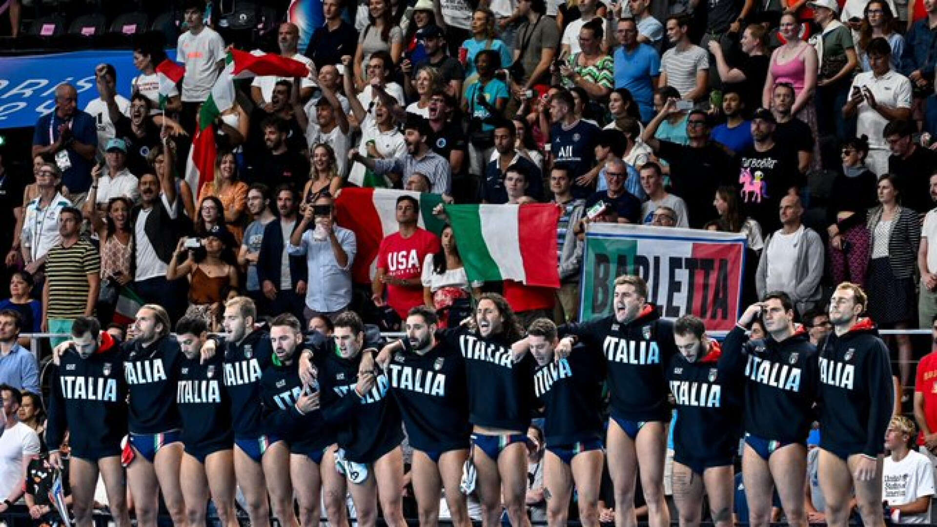 La selección italiana de waterpolo al completo, suspendida seis meses por agredir a los árbitros en los Juegos de París 2024