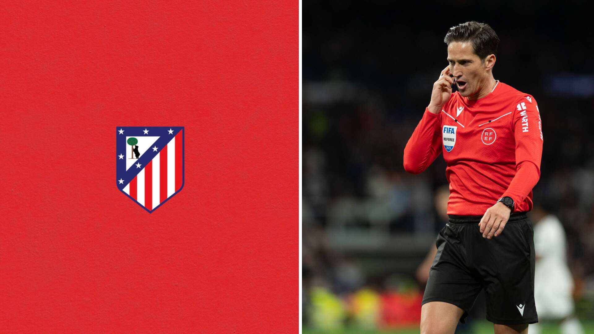 El Atlético desmiente cualquier relación con la empresa Munuera Montero