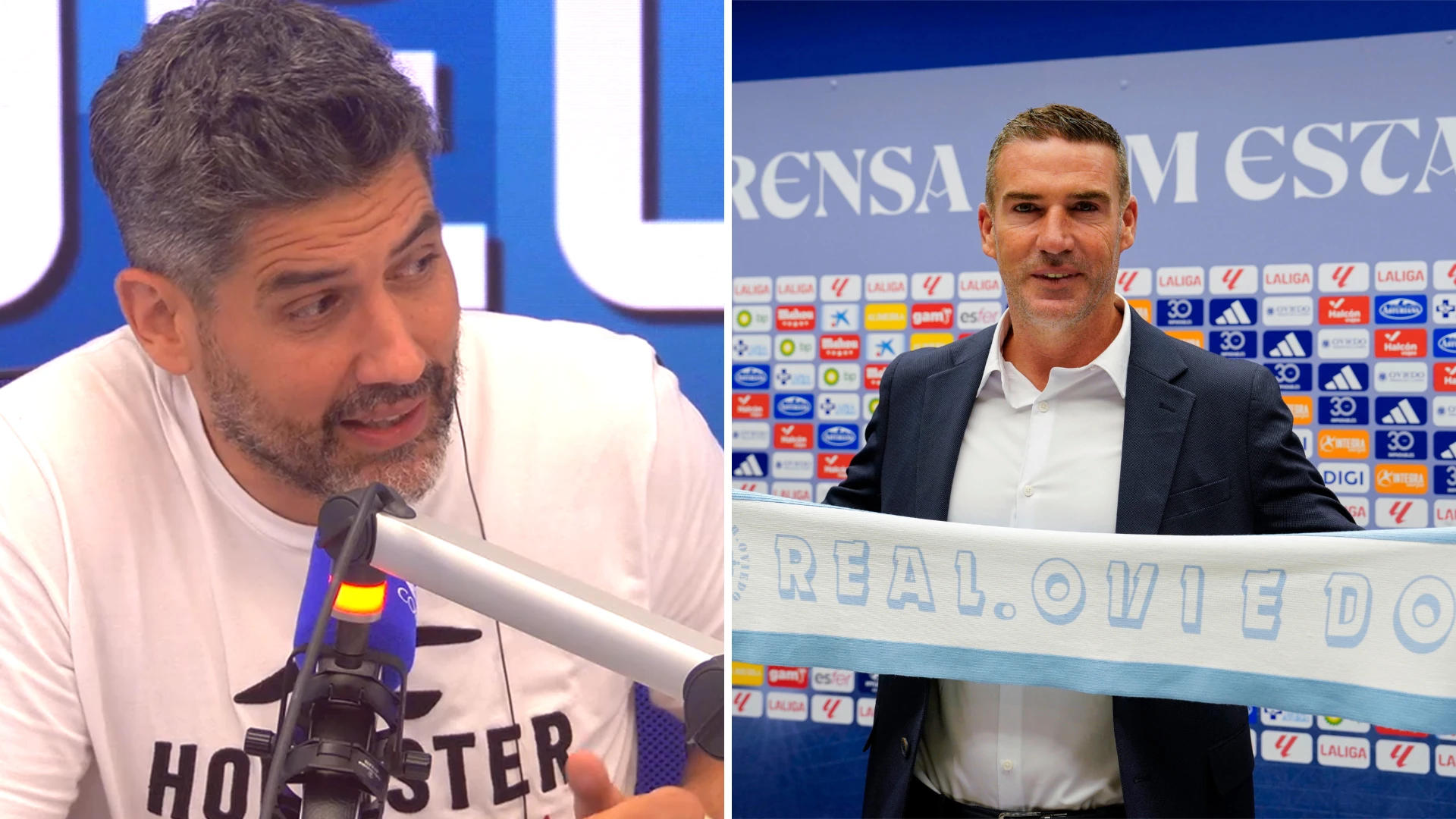 Malestar entre la afición del Oviedo por el regreso de Luis Carrión al banquillo: 