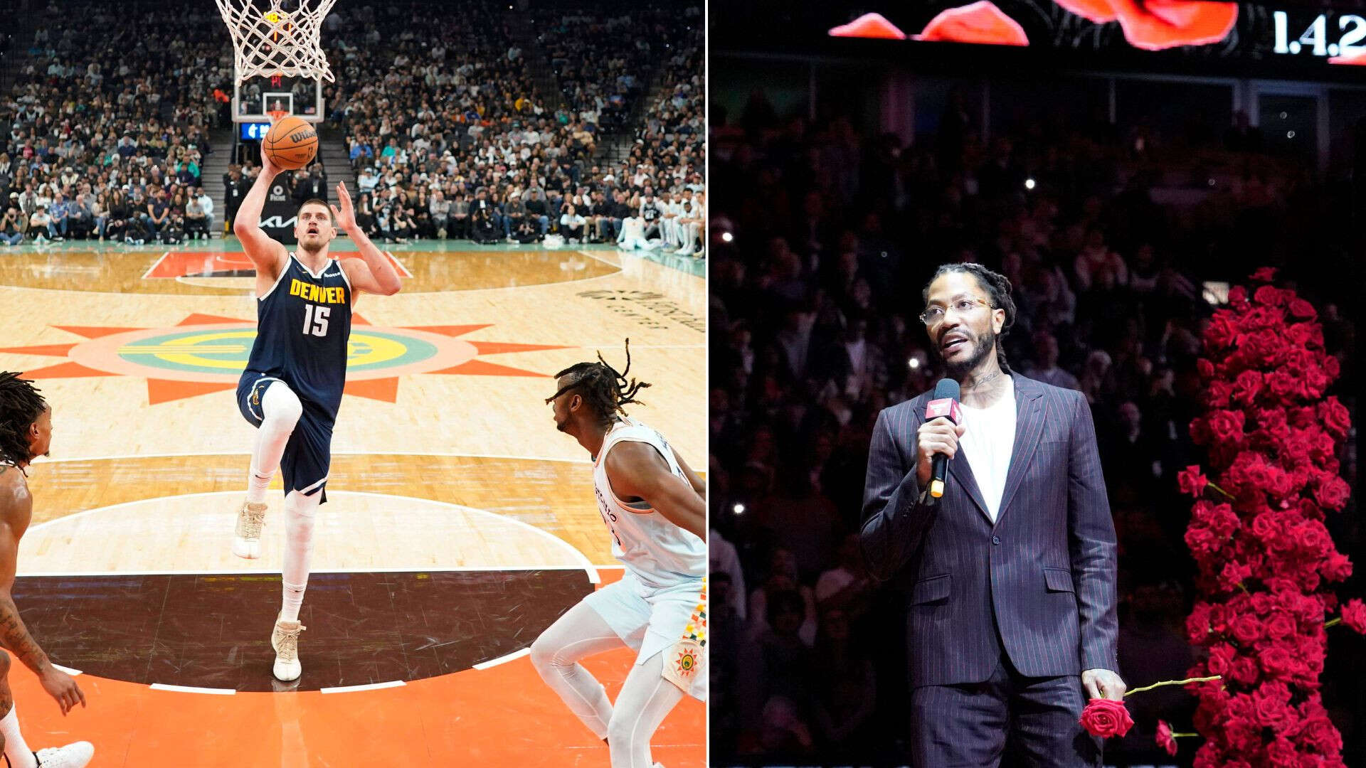 Un espectacular Jokic da la victoria a los Nuggets; Leonard vuelve y Chicago homenajea a Rose