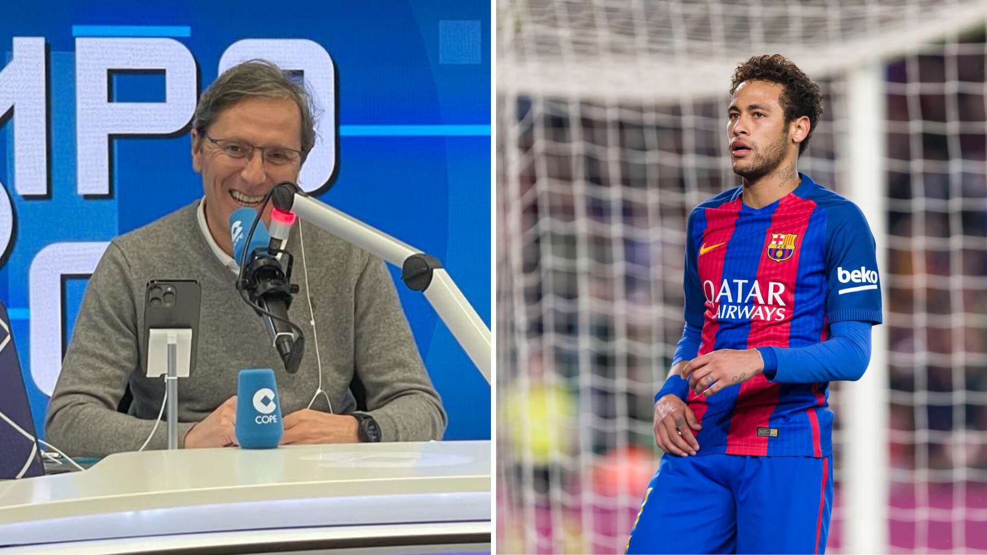 Paco González alucina con la posible llegada de Neymar al Barcelona y apuesta por la futura delantera culé: 