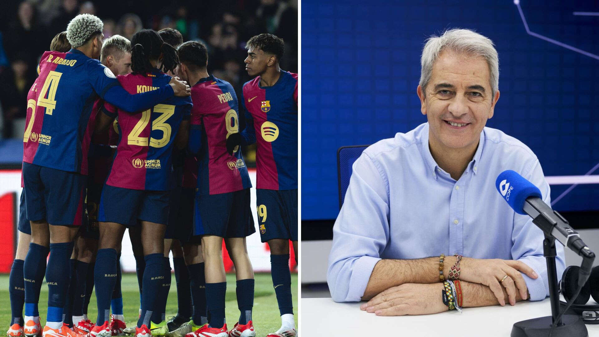 La comparación de Manolo Lama entre el Barça y un famoso torero español: 